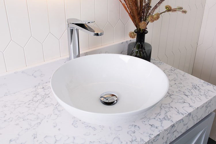Circuit Above Counter Basin | Matte White - ADP | Tile Supplier Sydney