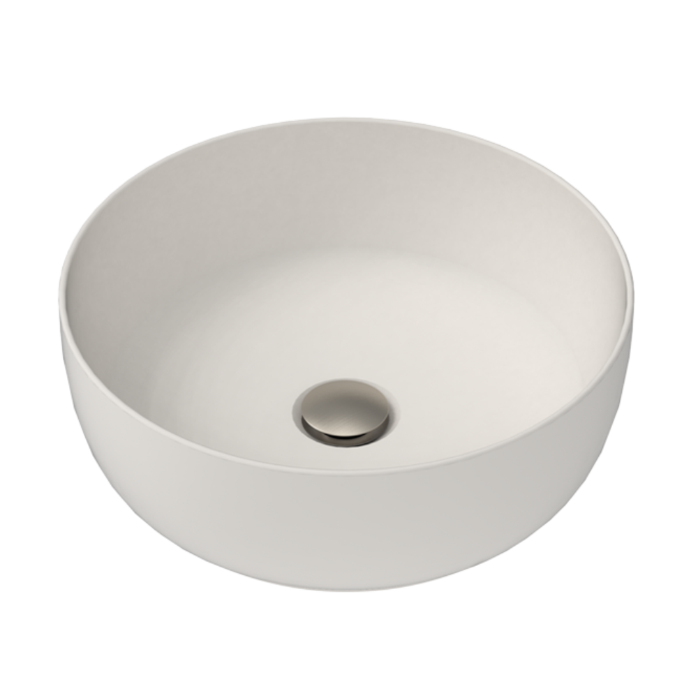 Glam Above Counter Round Basin | Matte Pearl - ADP | Tile Supplier Sydney