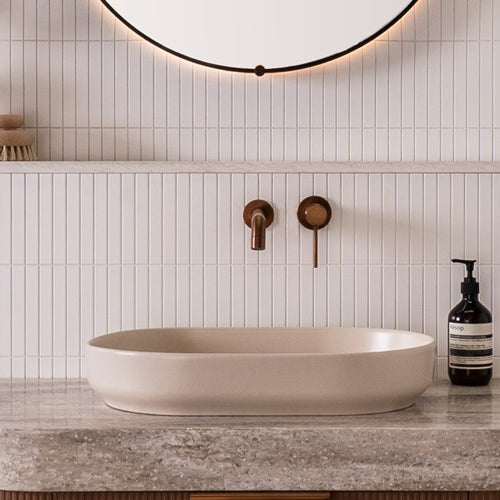 Marilyn Above Counter Basin | Matte Ivory - ADP | Tile Supplier Sydney