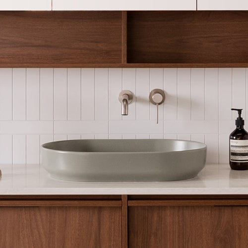 Marilyn Above Counter Basin | Matte Olive - ADP | Tile Supplier Sydney