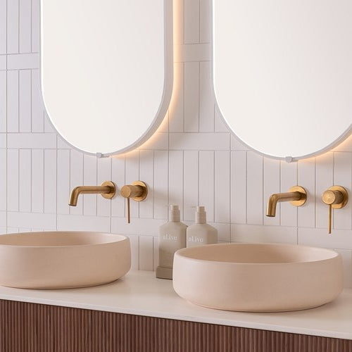 Jean Above Counter Concrete Basin | Butter - ADP | Tile Supplier Sydney