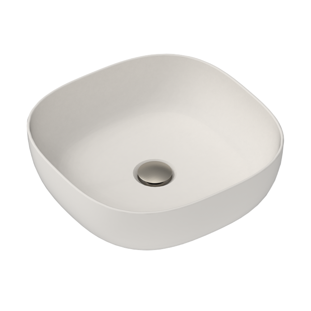 Glam Above Counter Square Basin | Matte Pearl - ADP | Tile Supplier Sydney