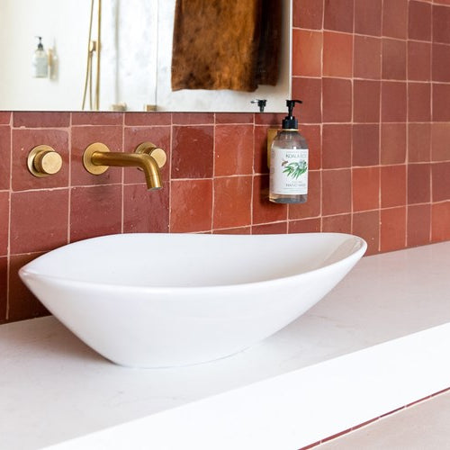 Fiore Above Counter Basin | Gloss White - ADP | Tile Supplier Sydney