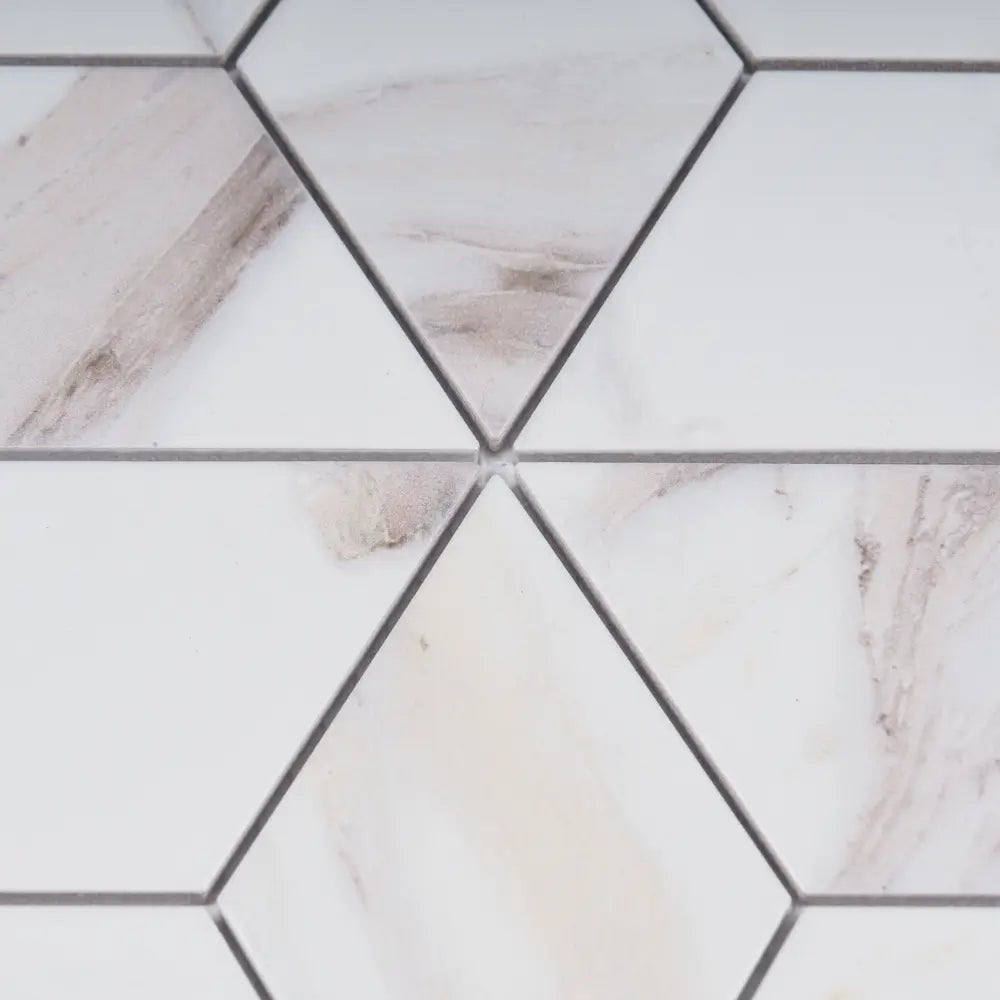 Carrara Grace 85x147mm Diamond Mosaic - Tilewave | Tile Supplier Sydney