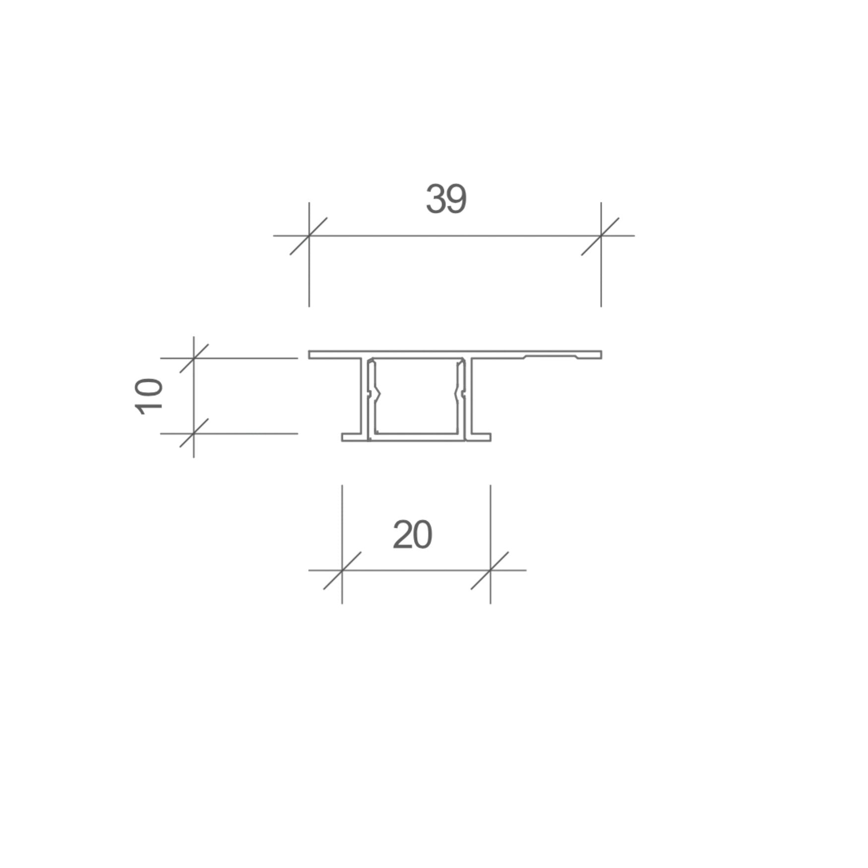 Led Light Strip Black | Architectural Panel Accessories - Tilewave | Tile Supplier Sydney
