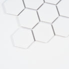 Mono Hexagon Mosaic Tile 51x59mm White - Tilewave | Tile Supplier Sydney