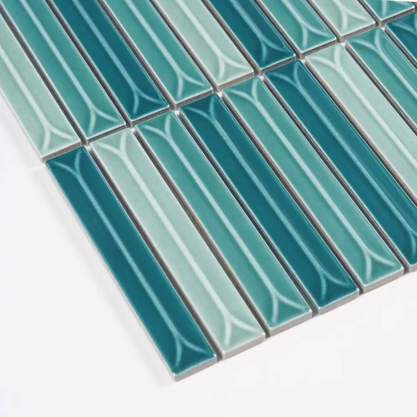 Mediterranean Kit kat 22x145mm Emerald Breeze - Tilewave | Tile Supplier Sydney