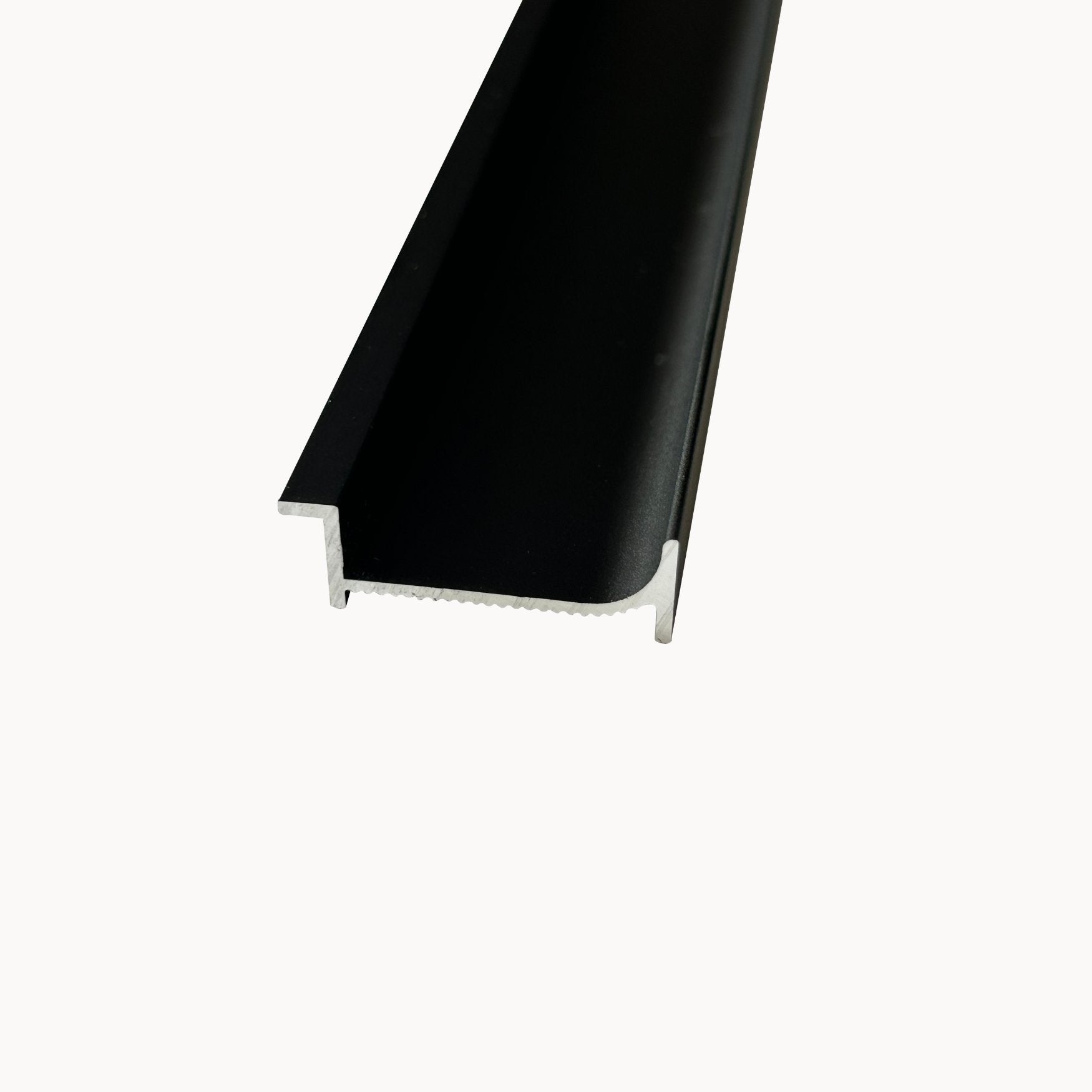 J Shape Skirting Jet Black | Architectural Panel Accessories - Tilewave | Tile Supplier Sydney