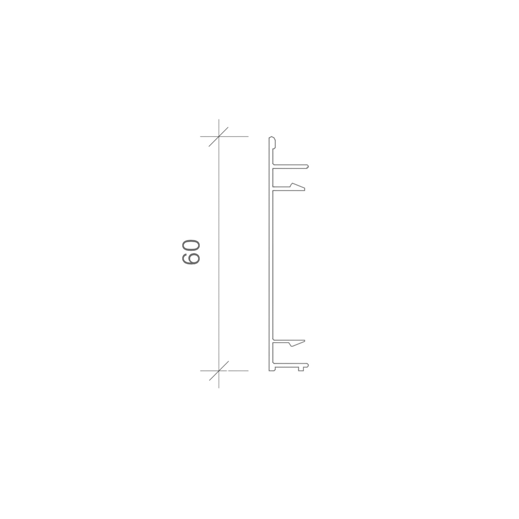 Flat Skirting Bronze | Architectural Panel Accessories - Tilewave | Tile Supplier Sydney