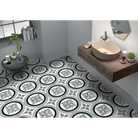 Metro Collection Ornamental Black & White Matt - Tilewave | Tile Supplier Sydney