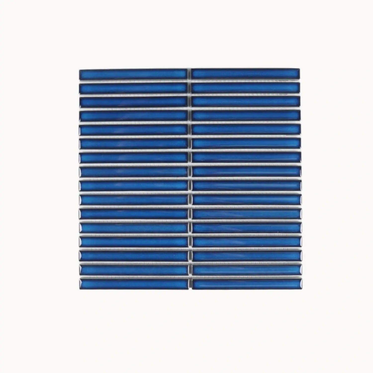 Fuji Crystal Glazed Mosaic Tile 15x145mm Deep Blue - Tilewave | Tile Supplier Sydney