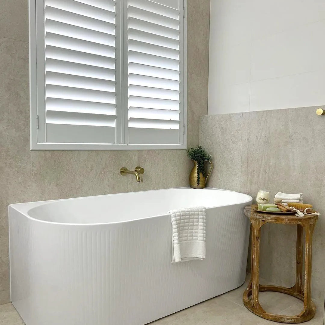 Noosa BTW Multifit Bath - 1500mm Gloss White - Otti | Tile Supplier Sydney
