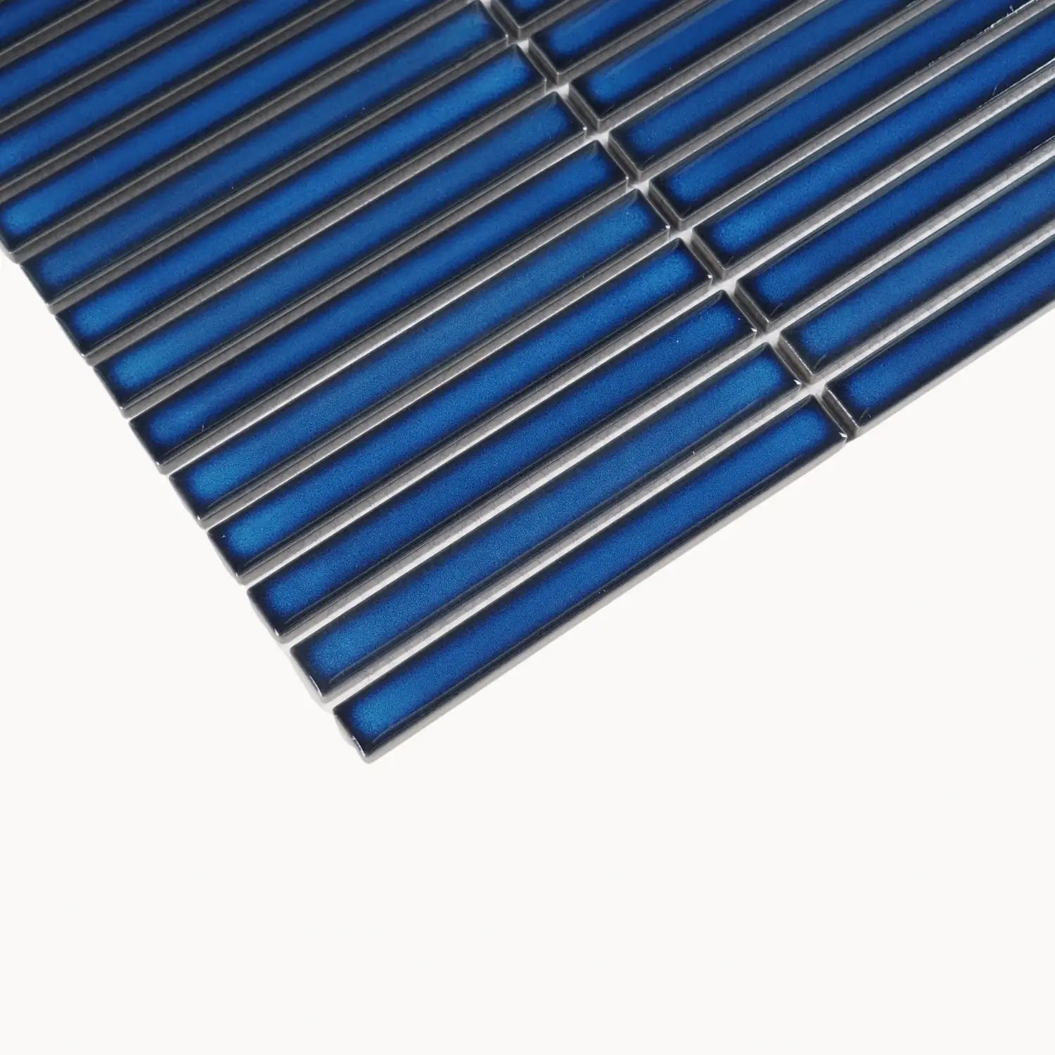 Fuji Crystal Glazed Mosaic Tile 15x145mm Deep Blue - Tilewave | Tile Supplier Sydney