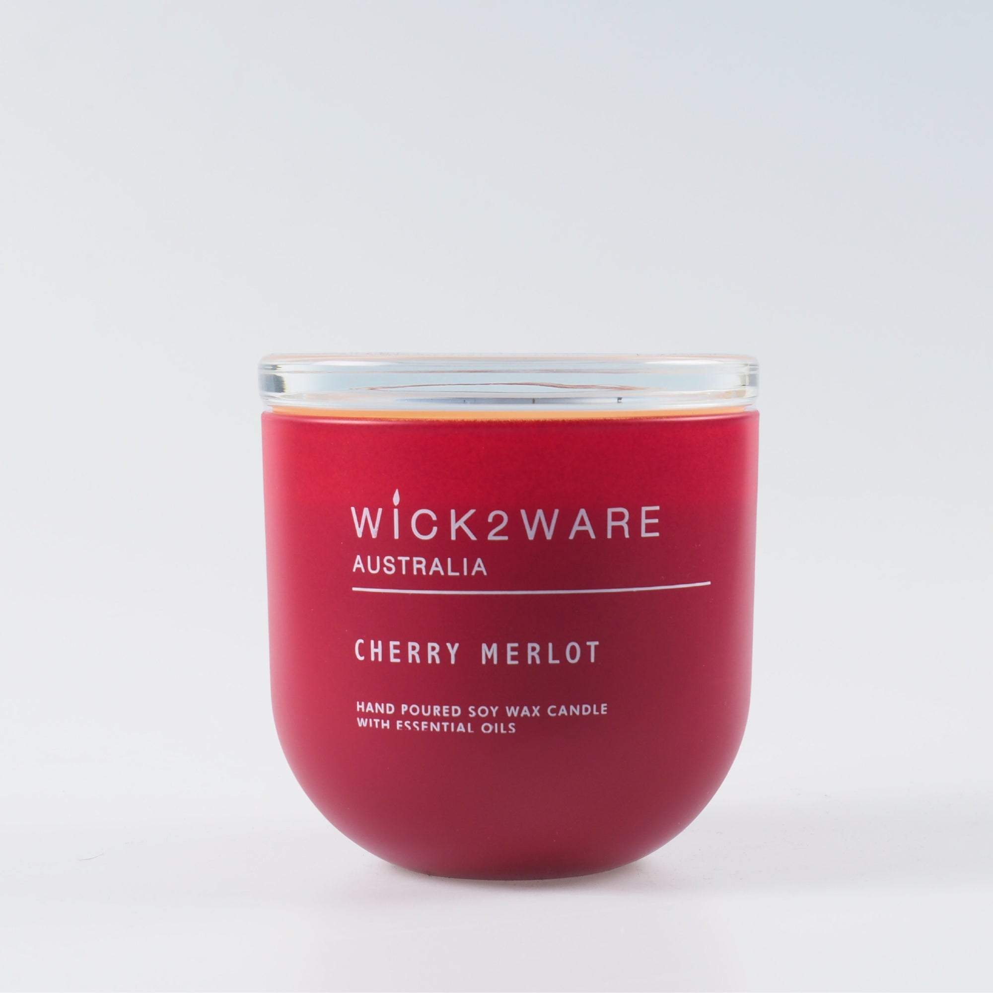 Cherry Merlot Soy Wax Candle - WICK2WARE | Tile Supplier Sydney