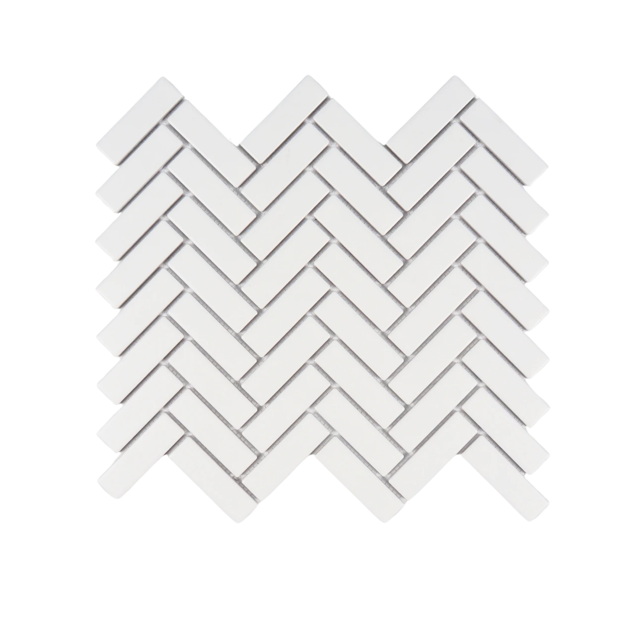 Herringbone Mosaic Tile 21.5x71.5mm White - Tilewave | Tile Supplier Sydney