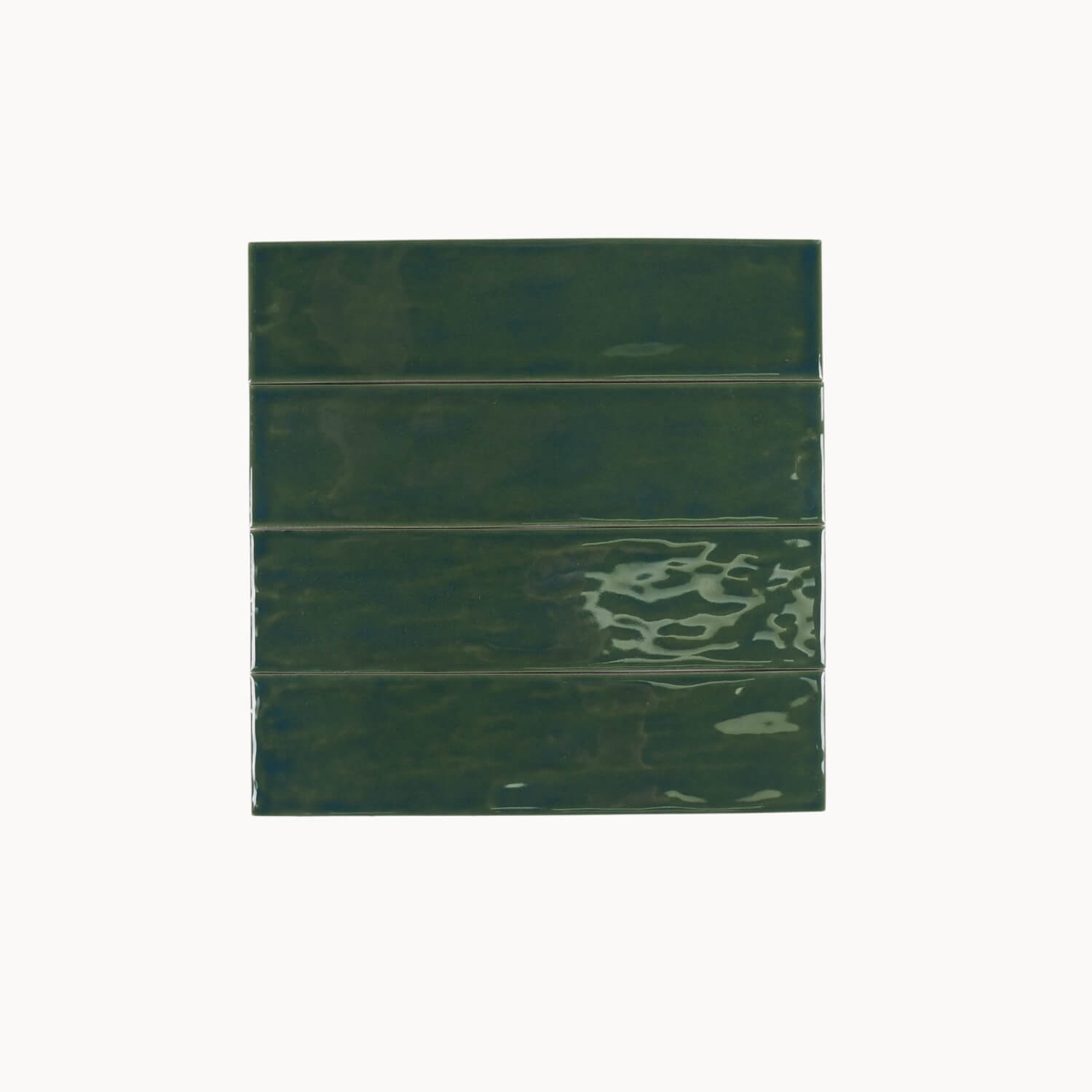 Ripple Subway Tile Forest Green - Tilewave | Tile Supplier Sydney
