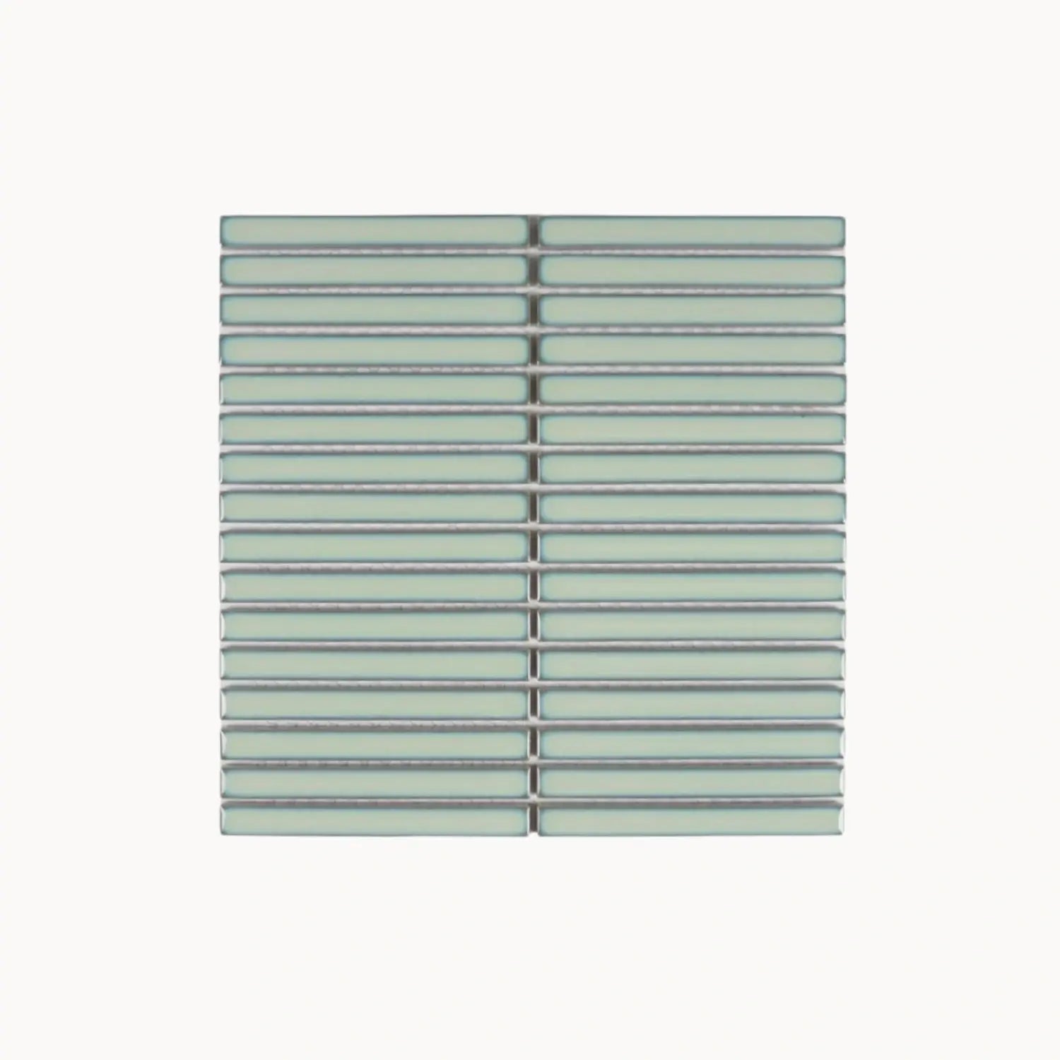 Fuji Crystal Glazed Mosaic Tile 15x145mm Tea Green - Tilewave | Tile Supplier Sydney