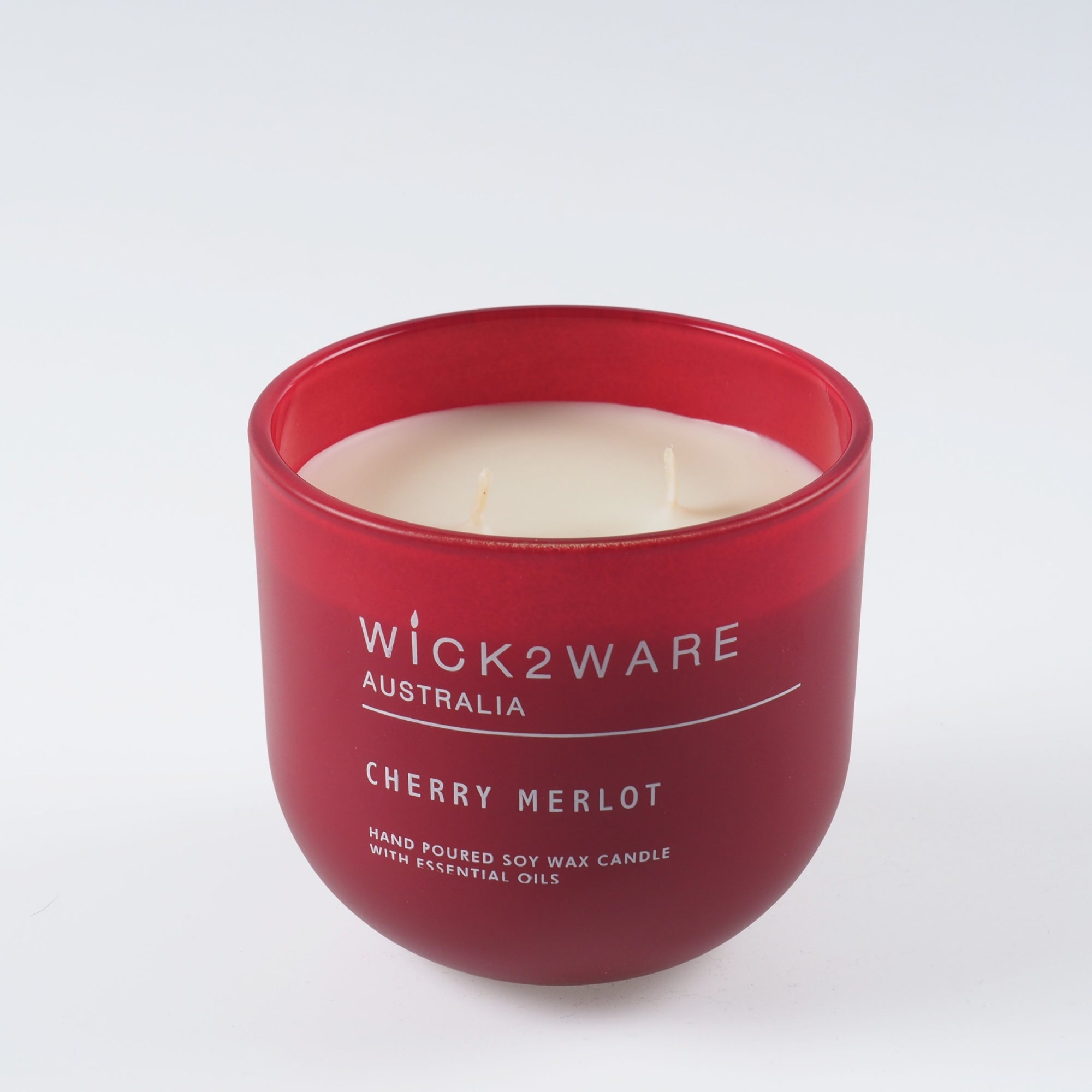 Cherry Merlot Soy Wax Candle - WICK2WARE | Tile Supplier Sydney