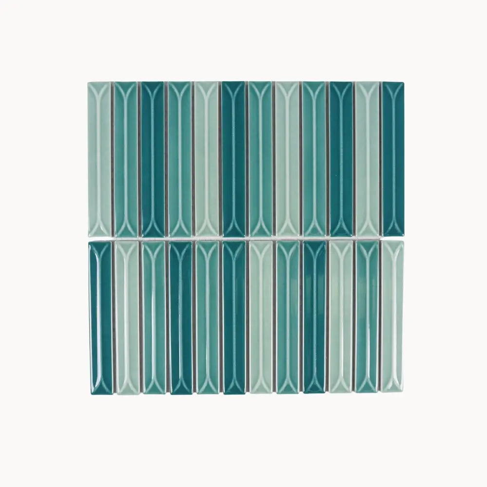 Mediterranean Kit kat 22x145mm Emerald Breeze - Tilewave | Tile Supplier Sydney