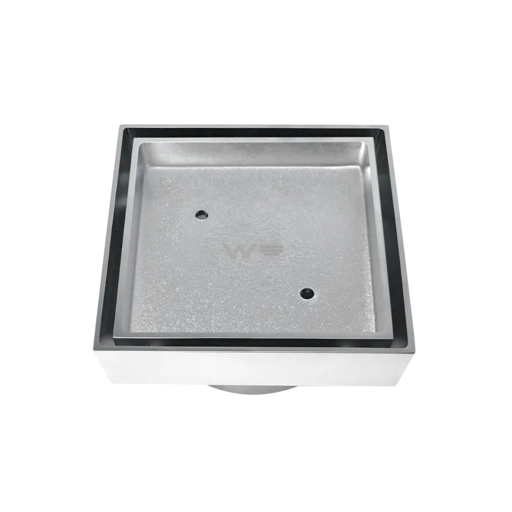 Square Tiles Waste | Chrome - Otti | Tile Supplier Sydney