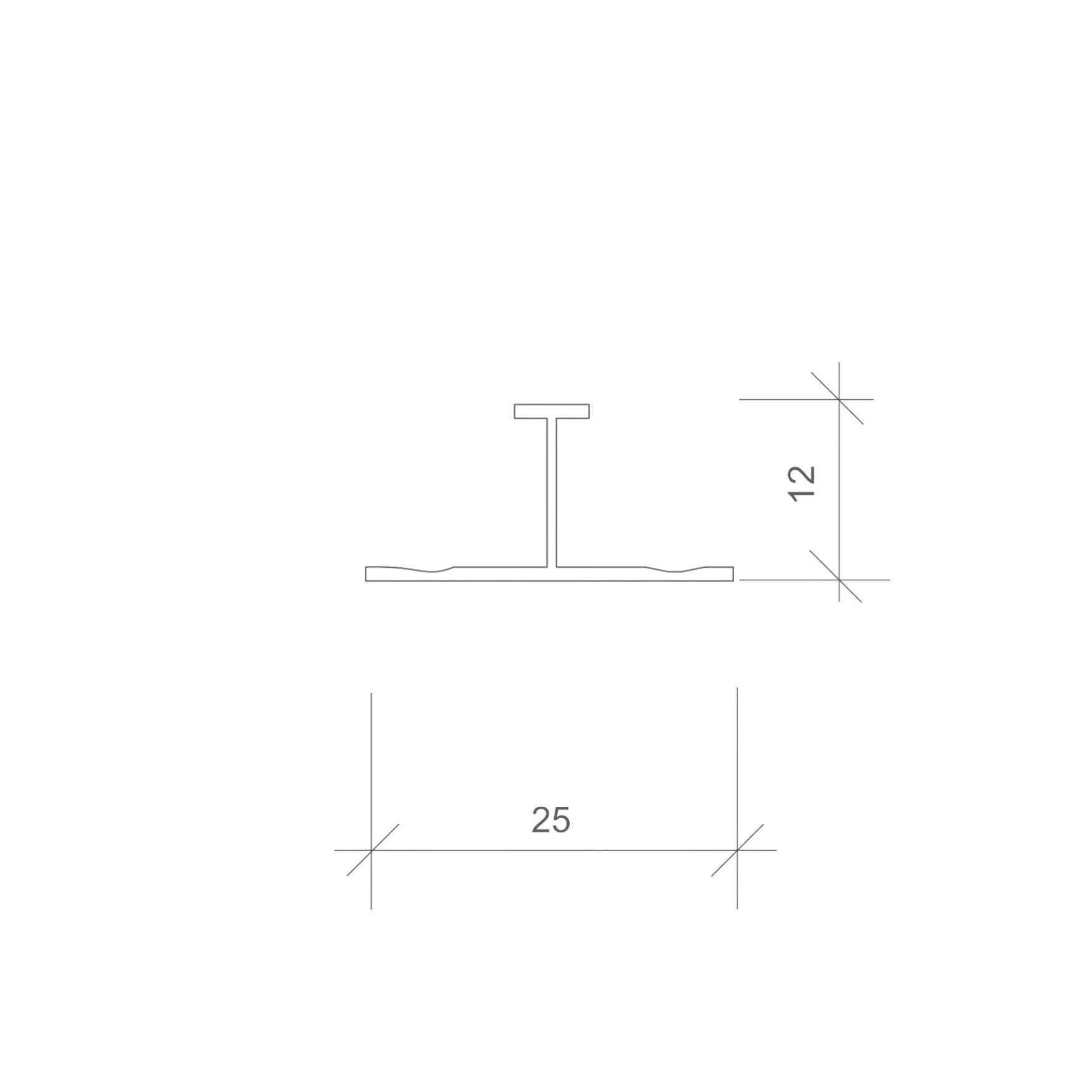 I Shape Panel Joiner 2800mm Bronze | Architectural Panel Accessories - Tilewave | Tile Supplier Sydney