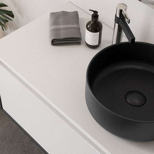 Margot Above Counter Basin | Matte Black - ADP | Tile Supplier Sydney