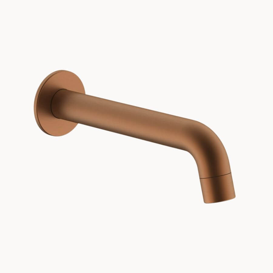 Soul Wall Spout Brushed Copper - ADP | Tile Supplier Sydney