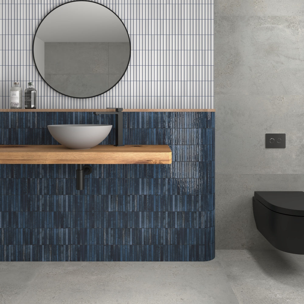Kit-Kat Mosaic Ocean Gloss - Tilewave | Tile Supplier Sydney