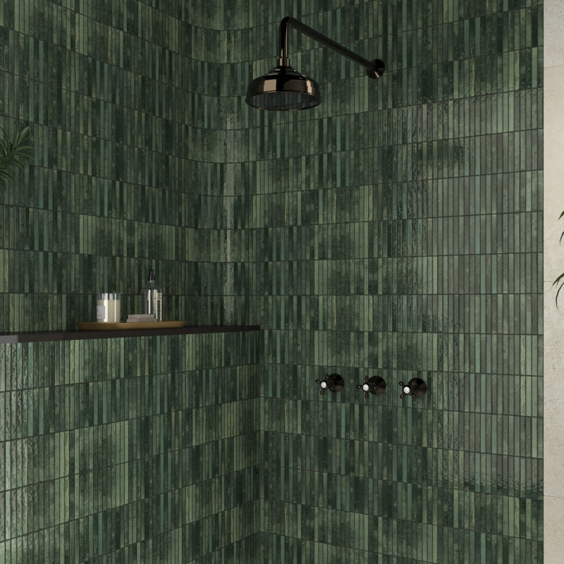 Kit-Kat Mosaic Grass Gloss - Tilewave | Tile Supplier Sydney