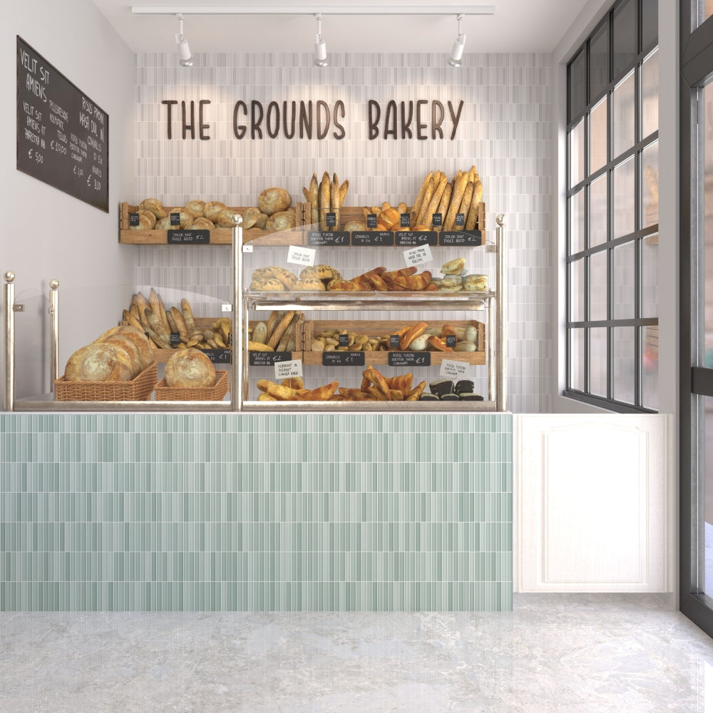 Kit-Kat Mosaic Anise Green Matt - Tilewave | Tile Supplier Sydney