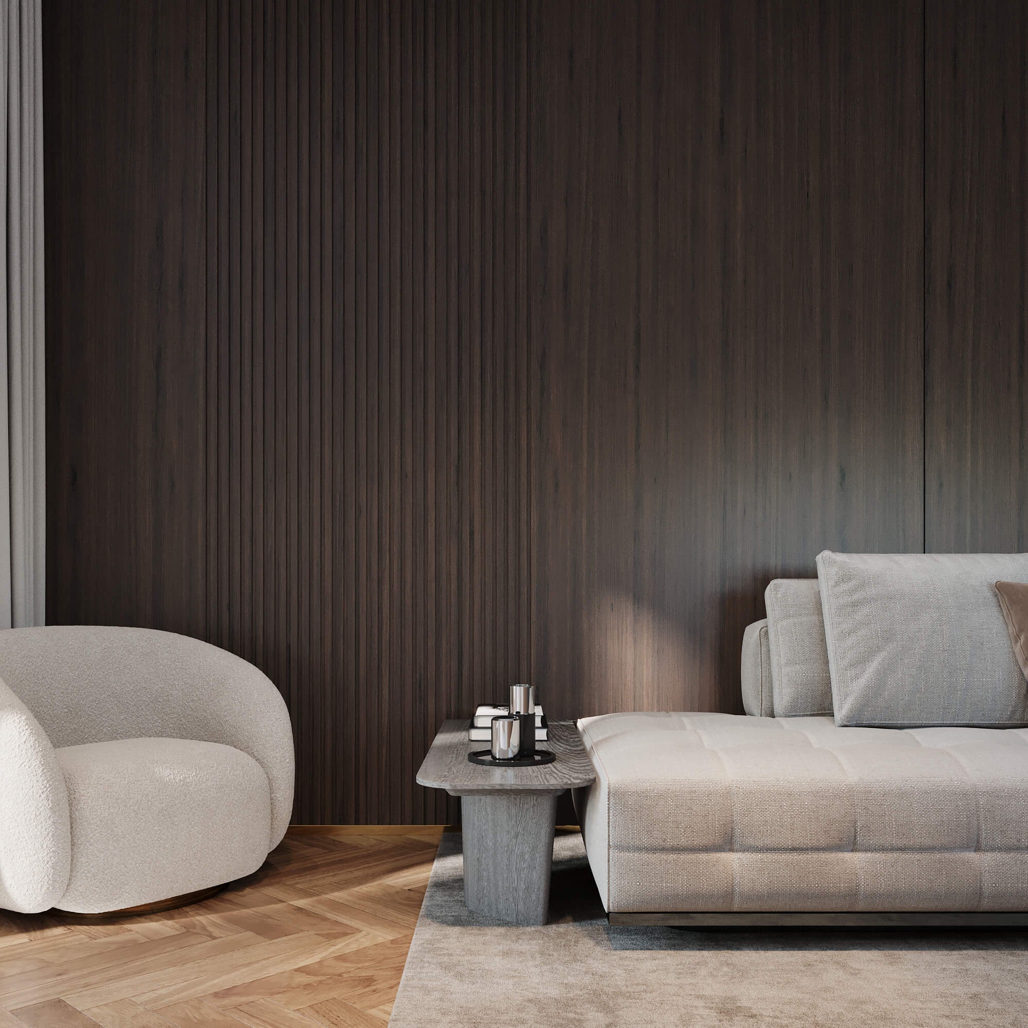 Dark Oak | Flat Wall Panel - Tilewave | Tile Supplier Sydney