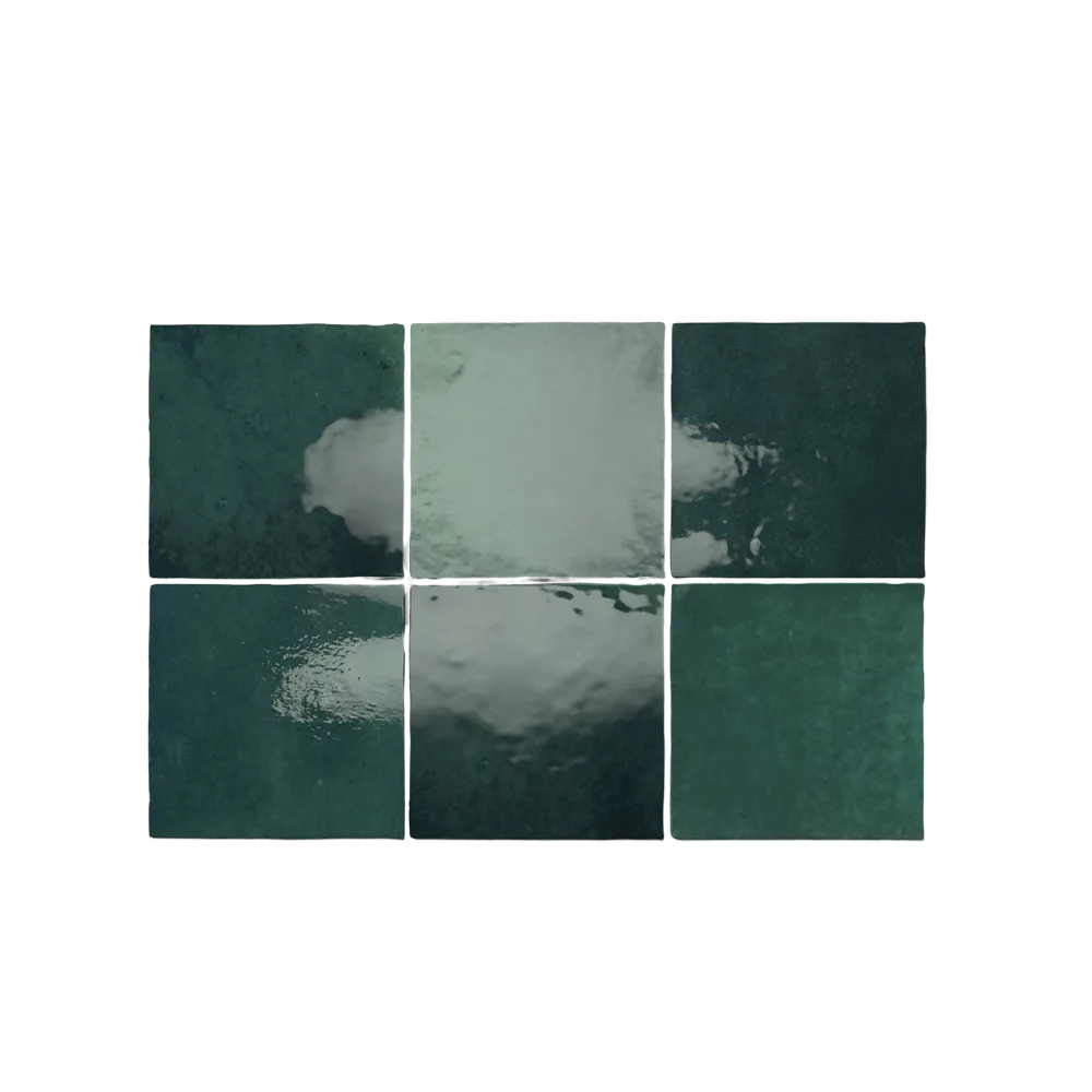 Artisan Moss Green Gloss Square Tile - Tilewave | Tile Supplier Sydney