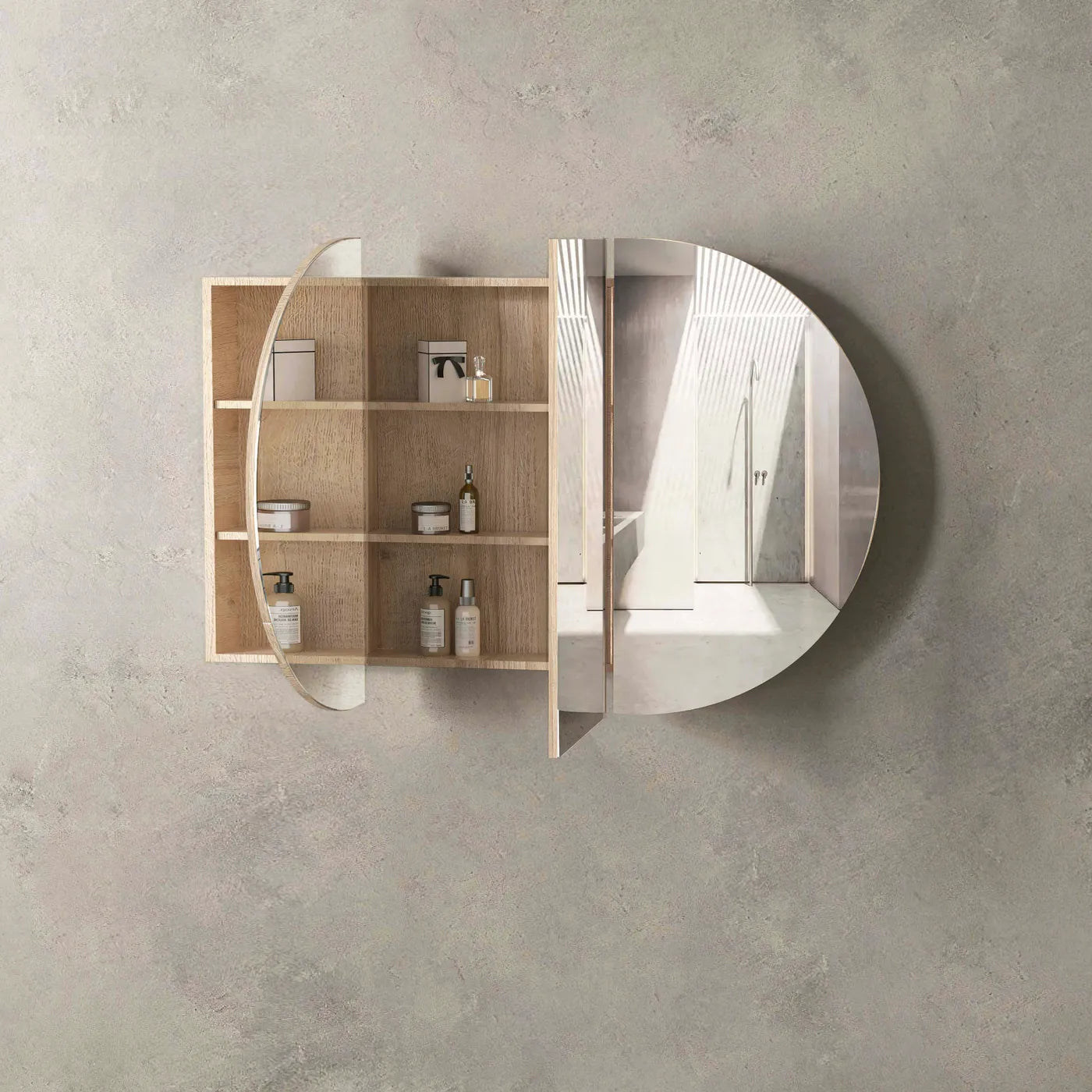 Bondi Shaving Cabinet | Natural Oak - Otti | Tile Supplier Sydney