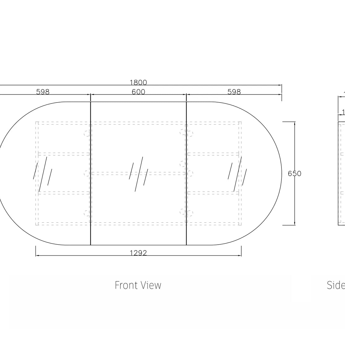 Bondi Shaving Cabinet | Black Oak - Otti | Tile Supplier Sydney