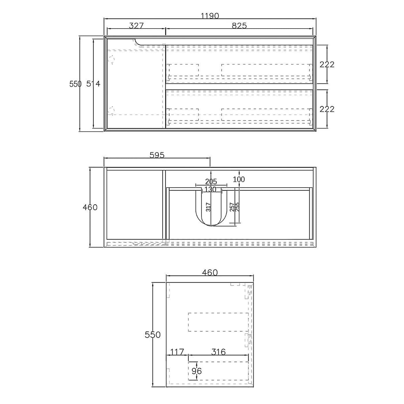 Byron Natural Oak Stone Top Single Basin Vanity - Otti | Tile Supplier Sydney
