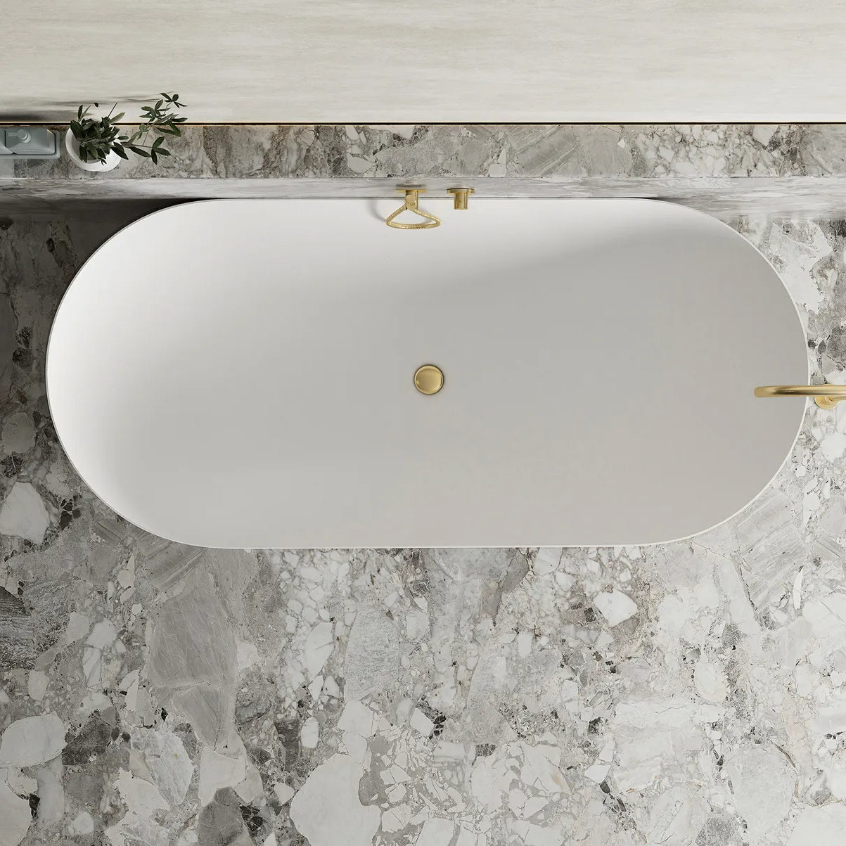 Bondi 1500mm Matte White Freestanding Bath - Otti | Tile Supplier Sydney