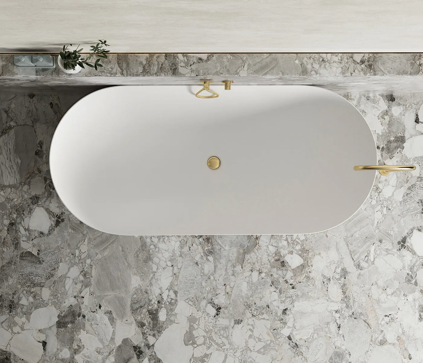 Bondi 1500mm Matte White Freestanding Bath - Otti | Tile Supplier Sydney