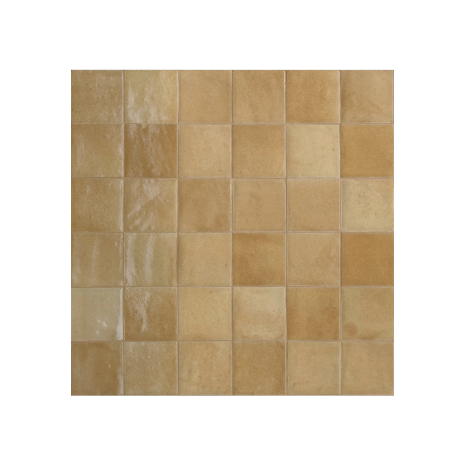 Zellige Cammello Gloss Square Tile - Tilewave | Tile Supplier Sydney