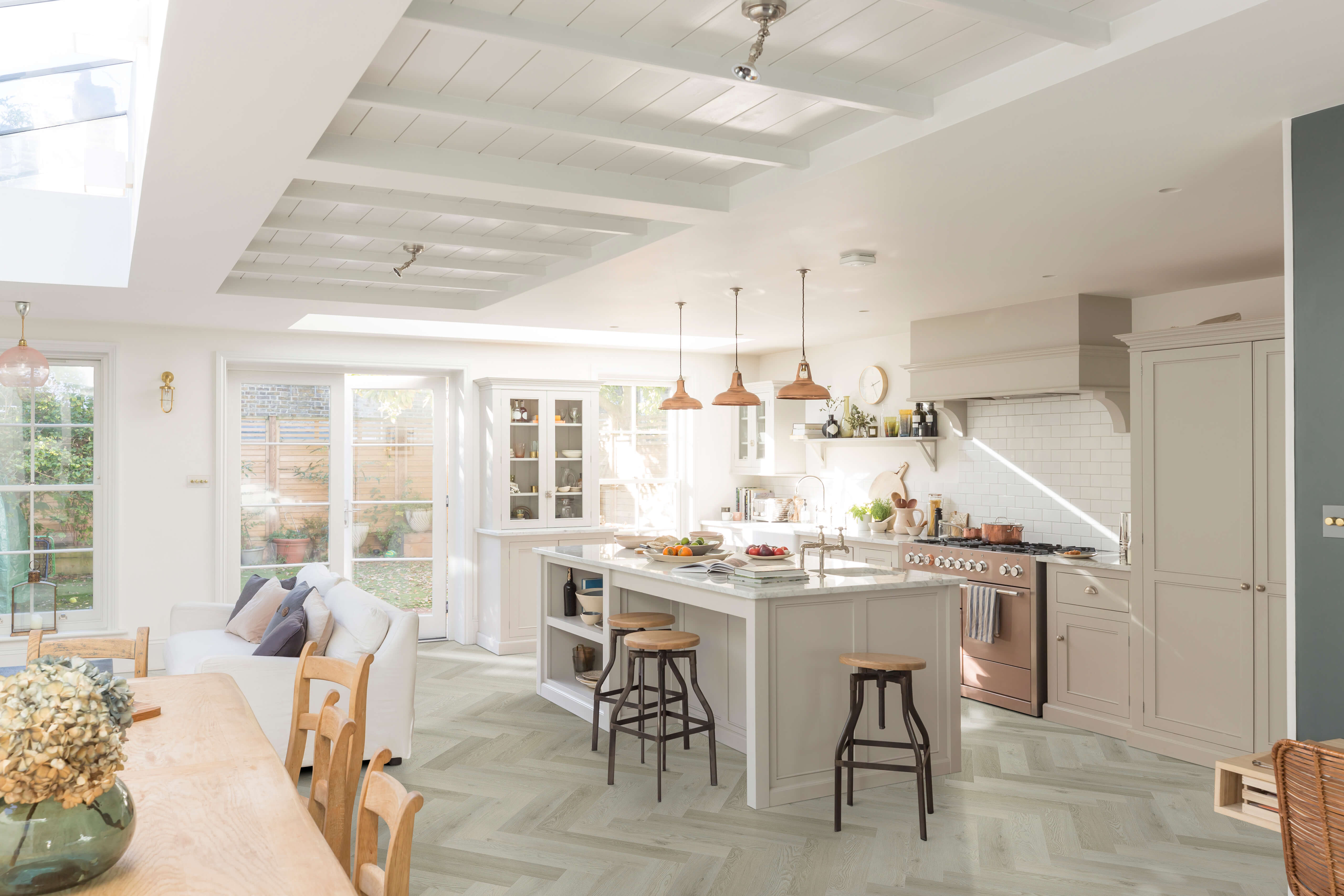 Belle Vie Herringbone Hybrid Planks | Cayman Oak - Topdeck | Tile Supplier Sydney