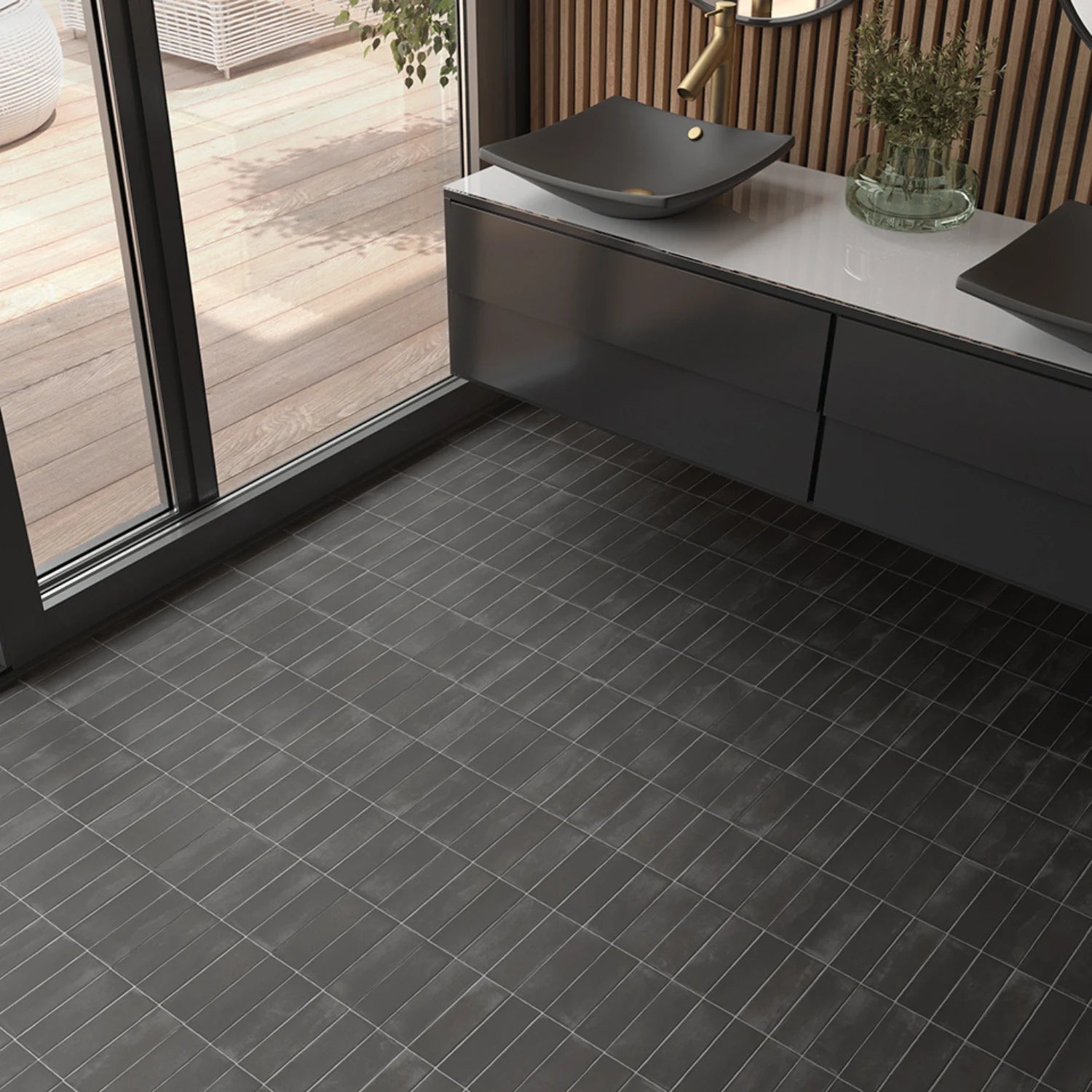 Coco Black Hat Matt Subway Tile - Tilewave | Tile Supplier Sydney