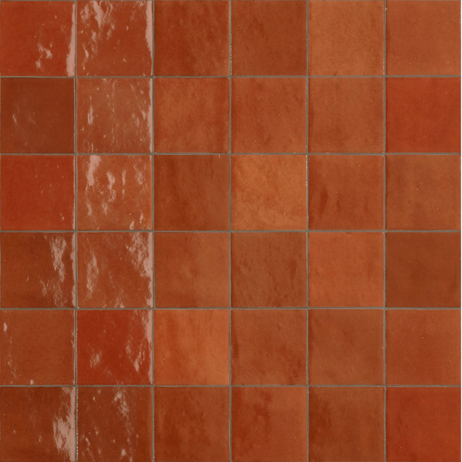 Zellige Corallo Gloss Square Tile - Tilewave | Tile Supplier Sydney
