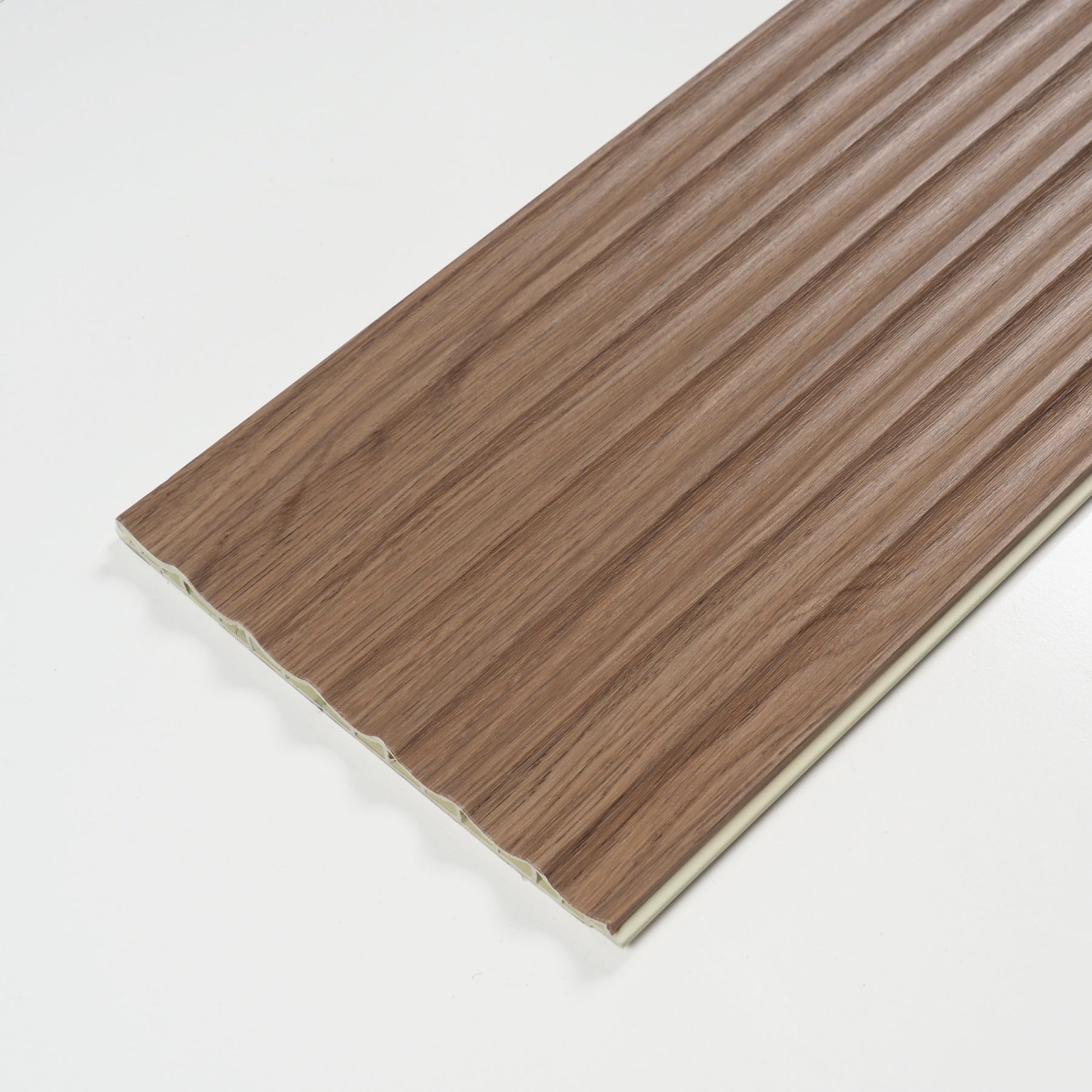 Decorative Wall Panel Scallop - Dark Walnut