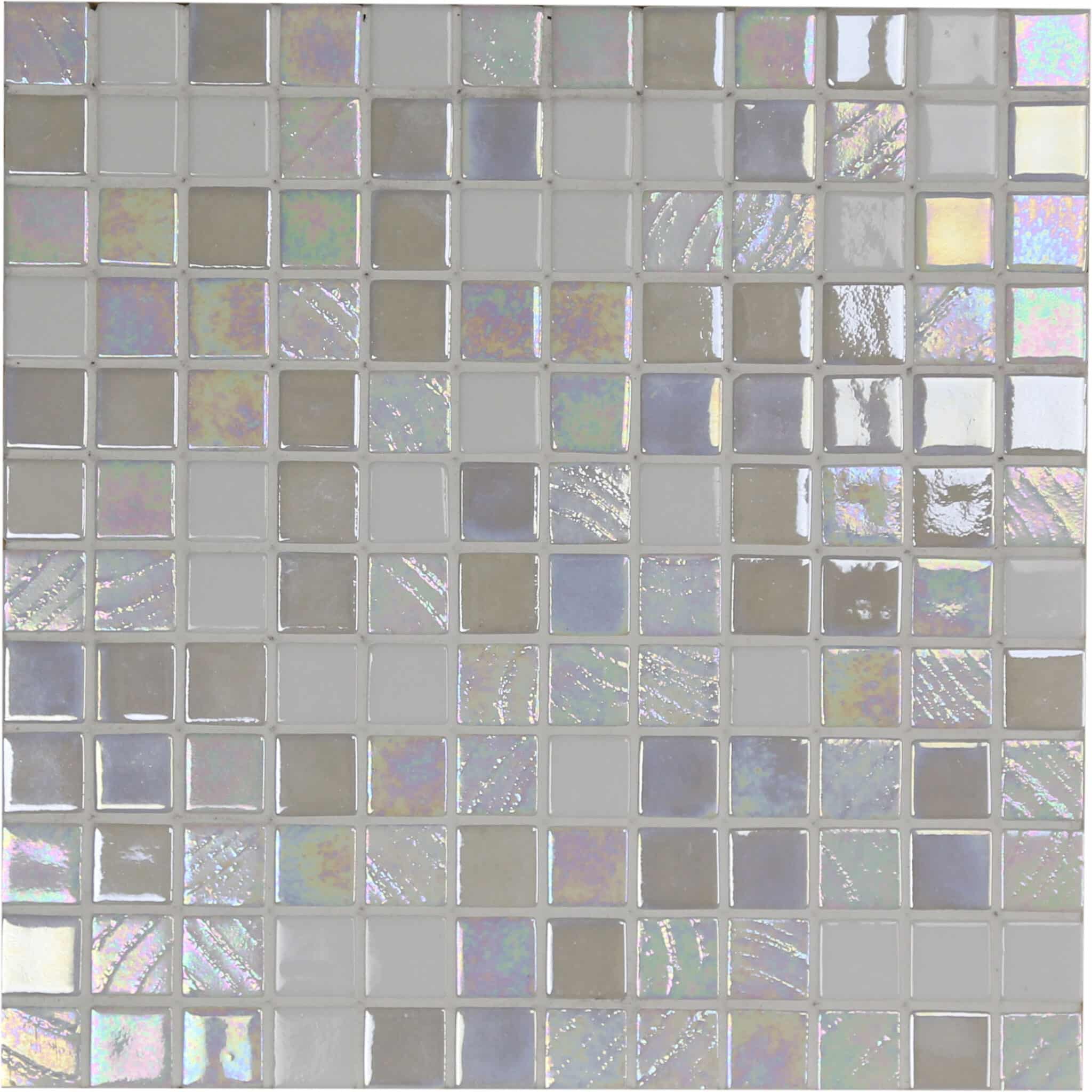 Australian Designer White Russian 25x25mm | Ezarri Mosaic - Ezarri Mosaic | Tile Supplier Sydney