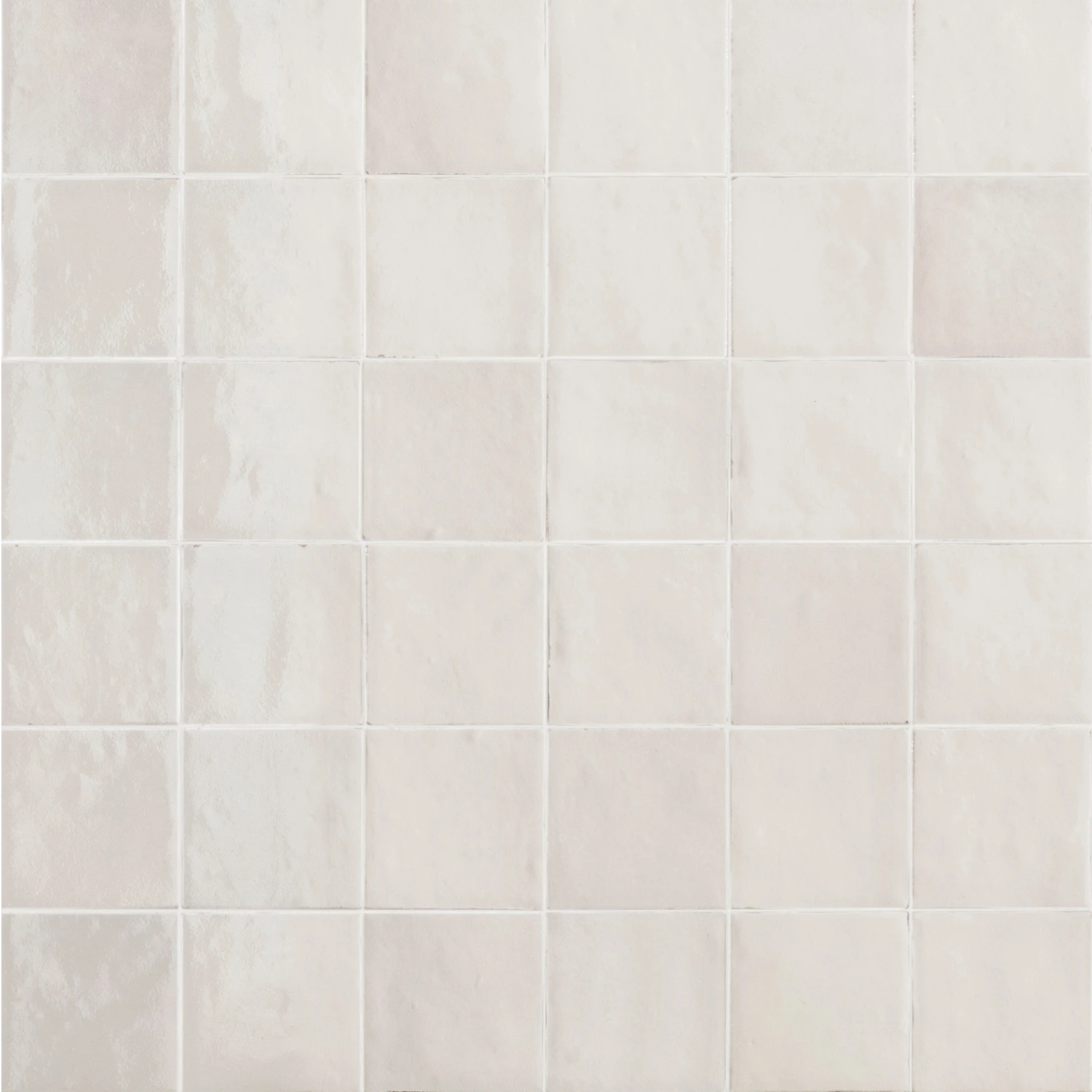 Zellige Gesso Gloss Square Tile - Tilewave | Tile Supplier Sydney