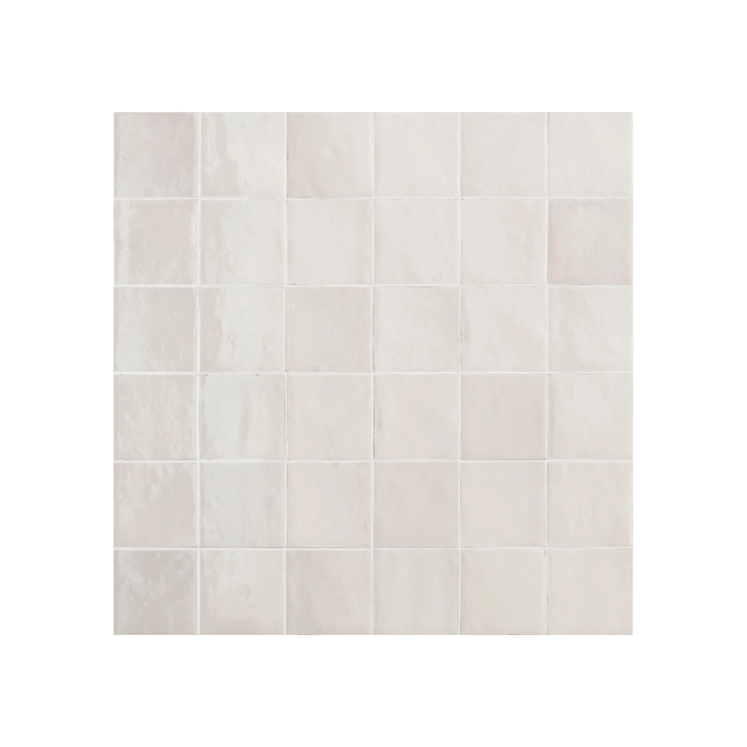 Zellige Gesso Gloss Square Tile - Tilewave | Tile Supplier Sydney