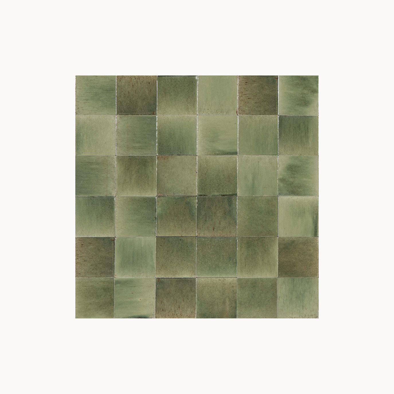 Gleeze Giada Green Gloss Square Tile - Tilewave | Tile Supplier Sydney