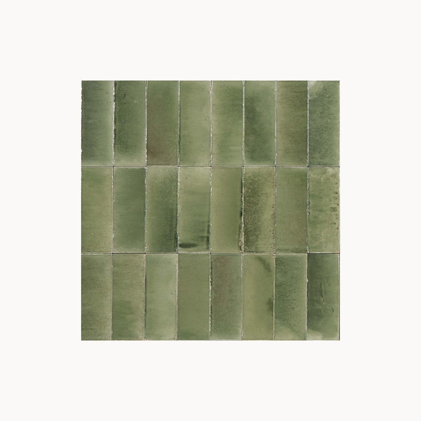 Gleeze Giada Green Gloss Subway Tile - Tilewave | Tile Supplier Sydney