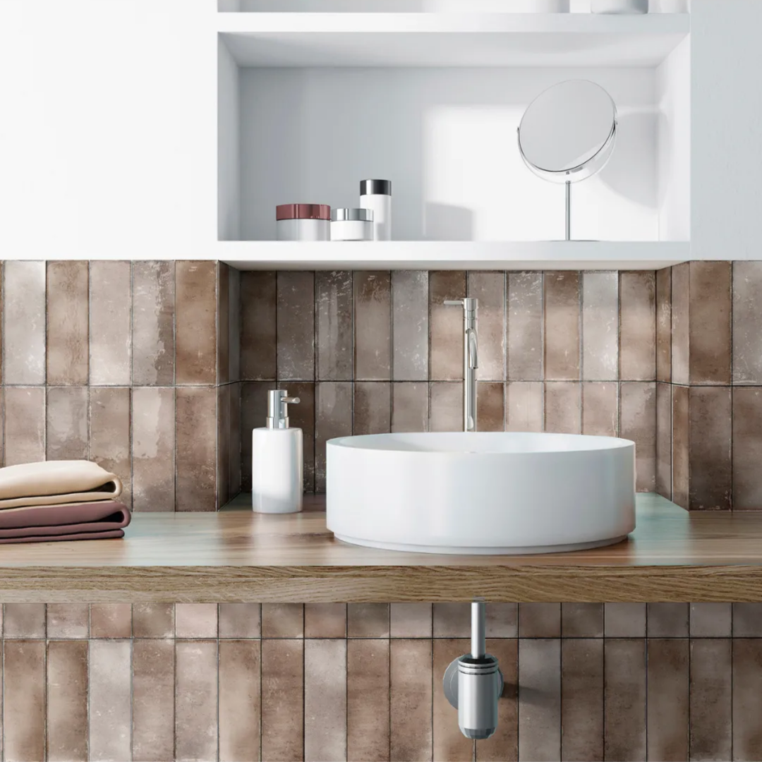 Hackney Terracotta Gloss Subway Tile - Tilewave | Tile Supplier Sydney
