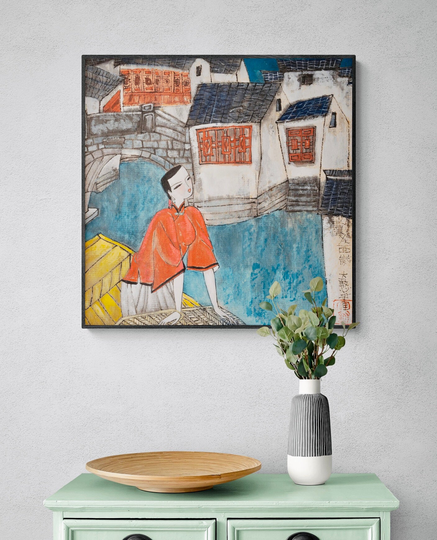 Reflections of the Water Town - Jane Art | Tile Supplier Sydney