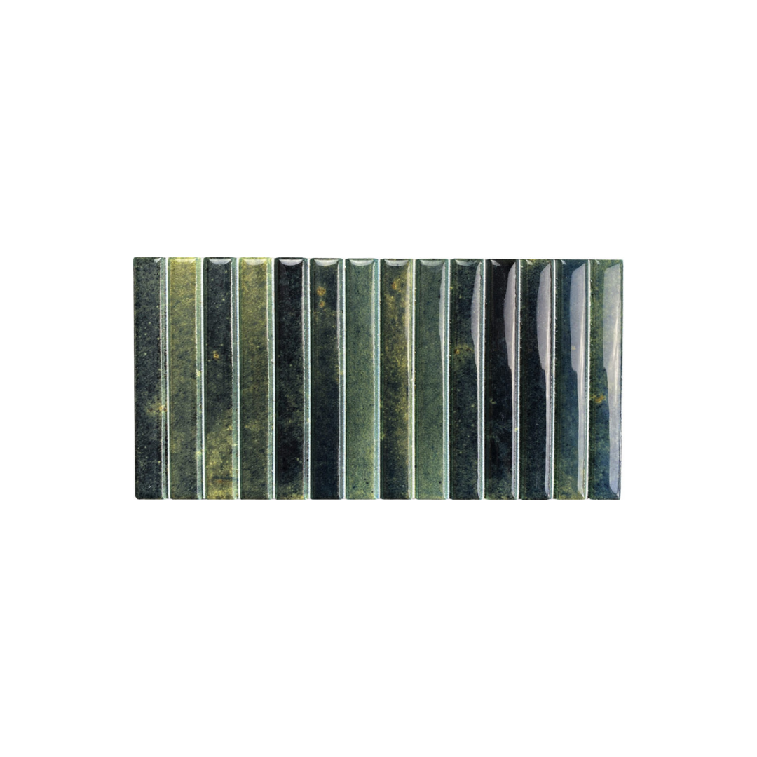 Kit-Kat Mosaic Grass Gloss - Tilewave | Tile Supplier Sydney